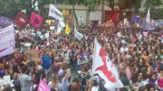 Milhares de mulheres em luta lotam as ruas do Rio no 8M