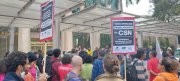 Ato na sede da CSN em SP exige atendimento das reivindicações dos trabalhadores