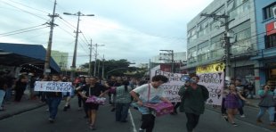 Juventude Faísca é linha de frente no segundo ato contra o aumento da tarifa de ônibus em Santo André