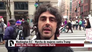 [VÍDEO] Informe direto das marchas de mulheres contra Trump em Washington