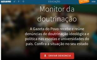 Monitor da Doutrinação: jornal cria plataforma para perseguir professores