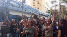 Ato das escolas ocupadas em Campinas fecha avenida e mostra combatividade dos estudantes