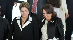 Dilma e Kátia Abreu (PMDB) defendem ajuste e 'desenvolvimento'