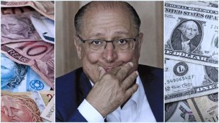 Finanças depreciam Real descontentes que seu candidato Alckmin está mal nas pesquisas