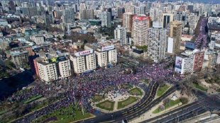 Mais de um milhão nas ruas do Chile contra a previdência privada