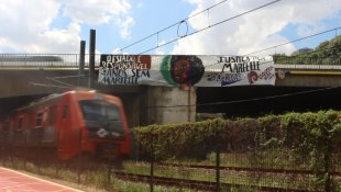 3 anos sem Marielle: Pão e Rosas estende faixas pelo Brasil exigindo justiça