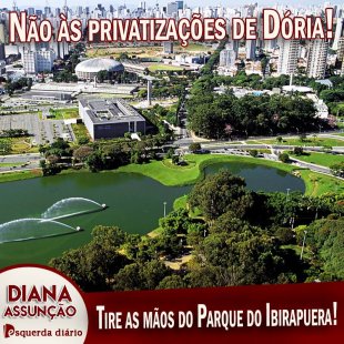 Dória anuncia leilão dos parques públicos de São Paulo aos seus amigos empresários